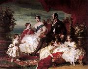 Franz Xaver Winterhalter Portrait of Queen Victoria, Prince Albert, and their children painting